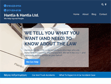 Tablet Screenshot of hantlalaw.com